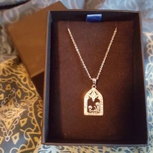 🆕️Silver Christ's Manger Charm Necklace